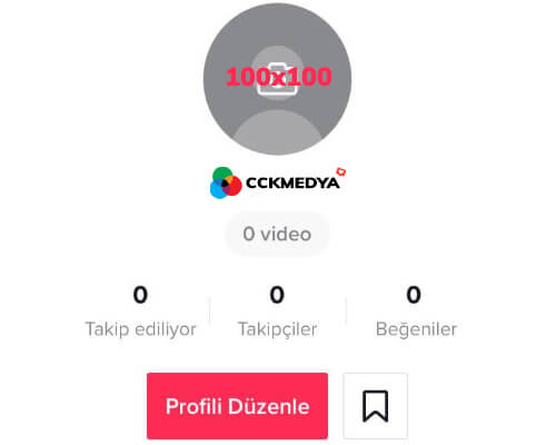 TikTok profil fotoğrafı boyutu