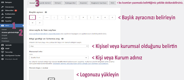 yoast seo arama görünürlüğü