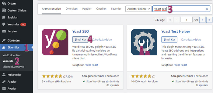 Yoast SEO nasıl kurulur?