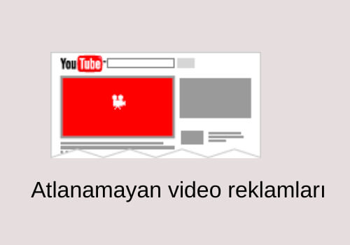 YouTube Atlanamayan Reklam Türü